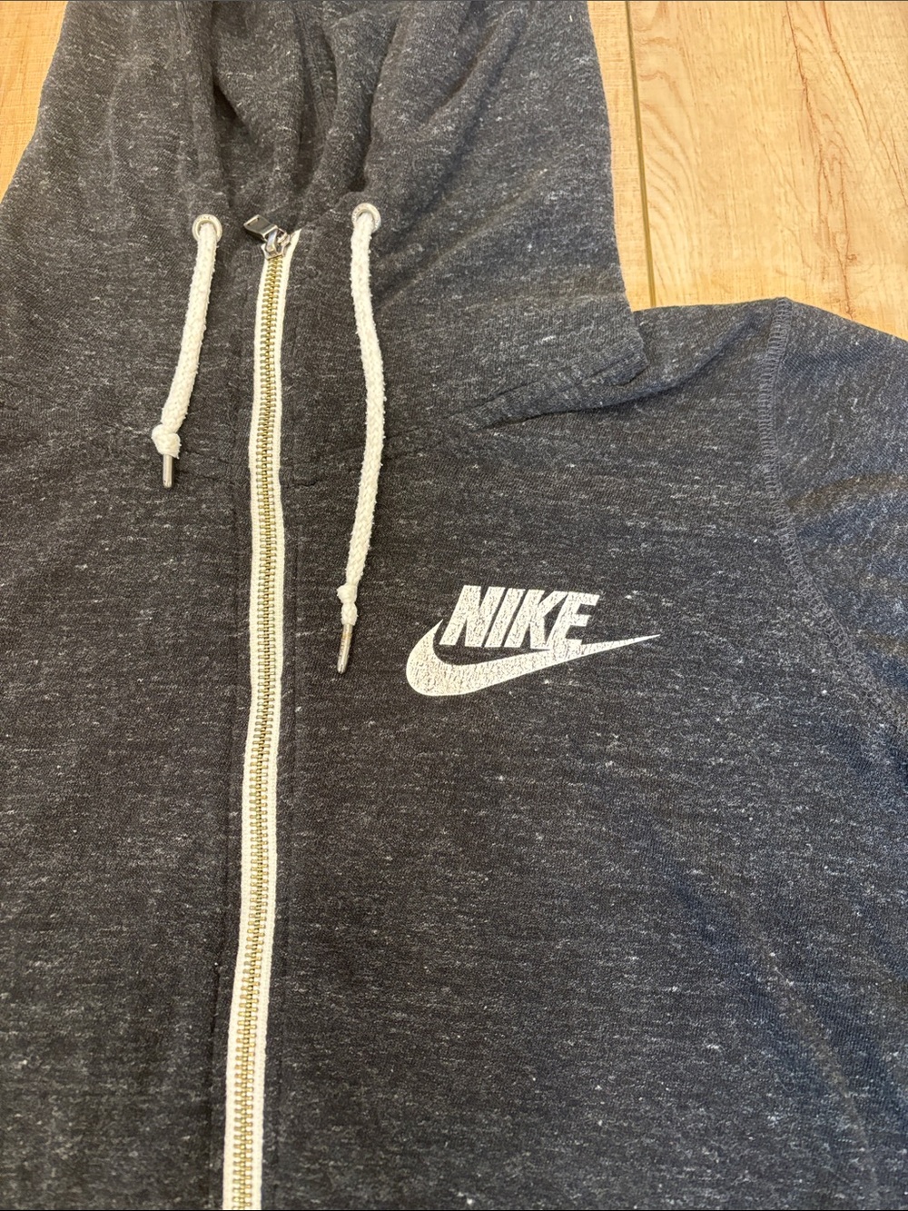 Nike Dark Gray/Faded Black Full-Zip Hoodie Jacket - Picture 2 of 9